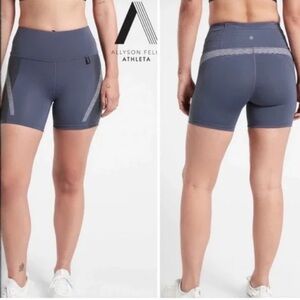 Athleta Allyson Felix Legend Navy Blue Shortie